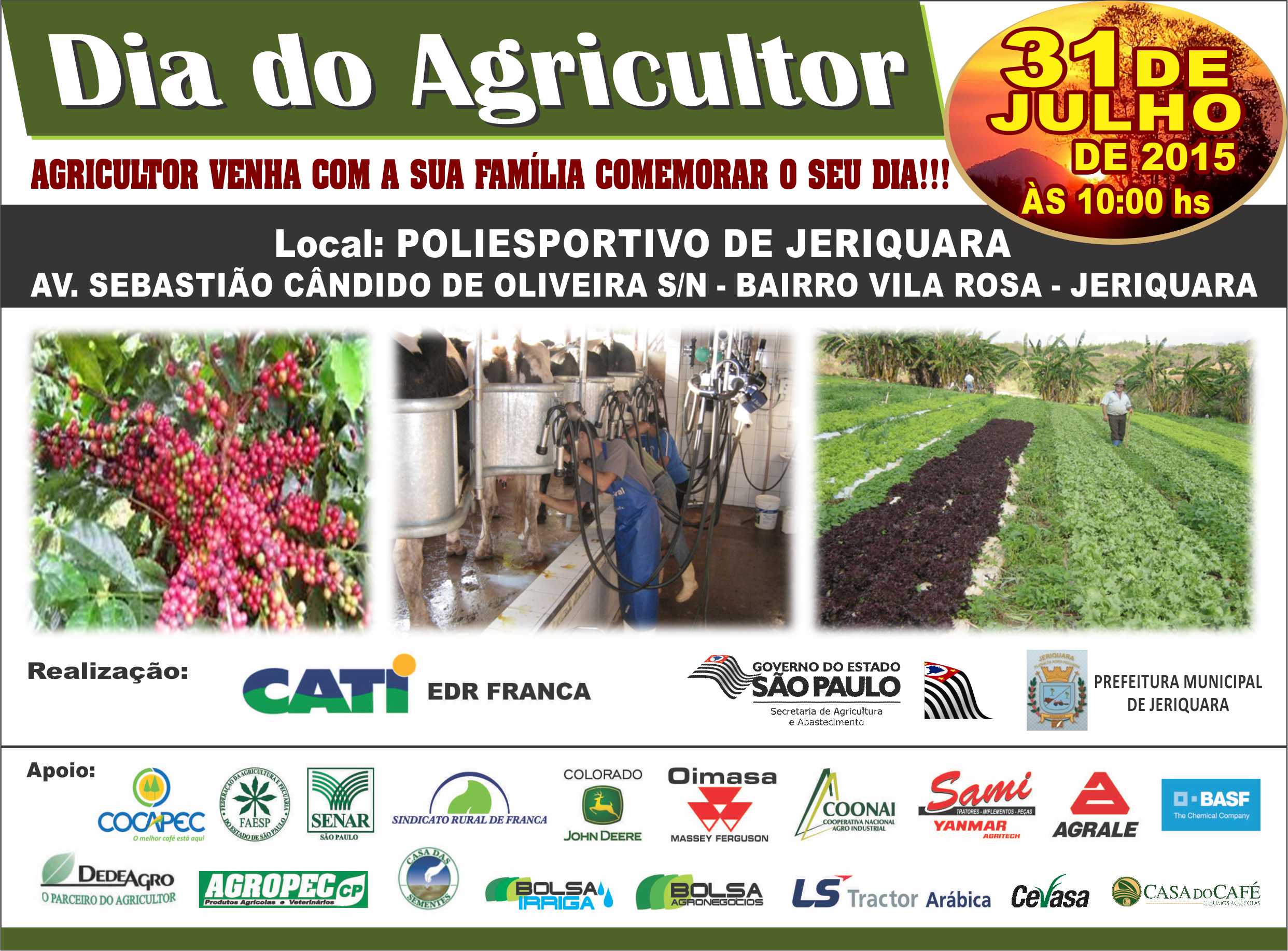 dia do agricultor - jeriquara